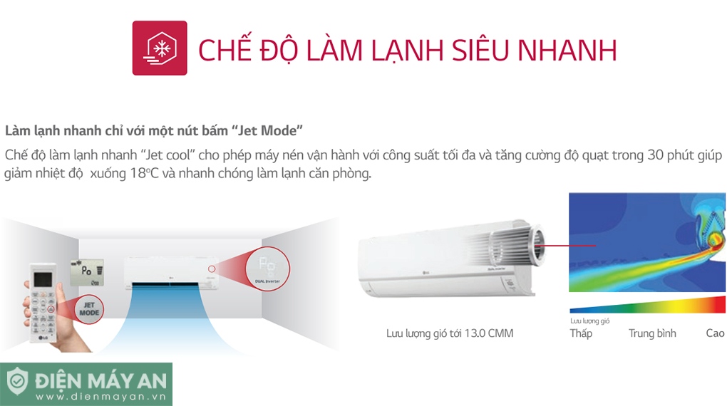 Điều Hòa LG Inverter 18.000 BTU 1 Chiều IEC18G1 - Model 2025